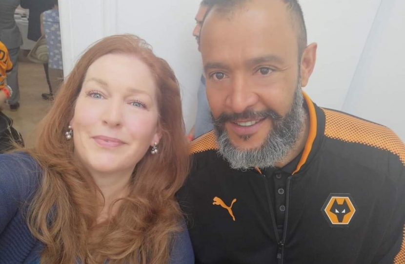 Jane with Nuno Espirito Santo