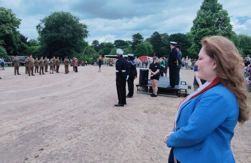 Jane at Armed Forces Week 