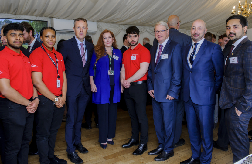 Jane with representatives from Raytheon Technologies