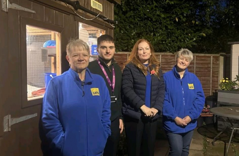 Jane with Cats Protection Volunteers