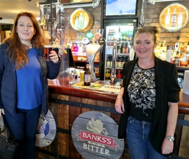 Jane at the Harrowby Arms in Fordhouses