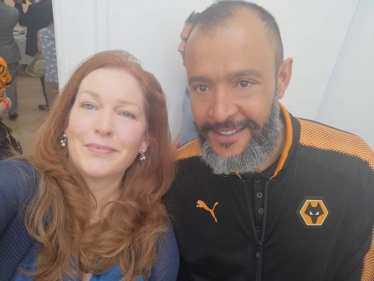 Jane with Nuno Espirito Santo