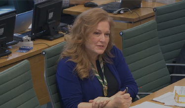 Jane questioning Secretary of State for Culture, Media and Sport on the continued use of VAR