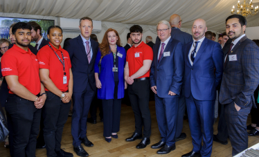 Jane with representatives from Raytheon Technologies