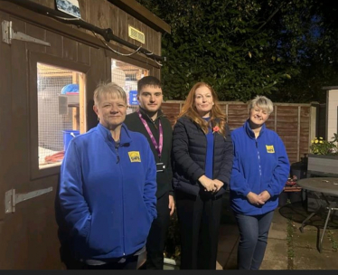 Jane with Cats Protection Volunteers